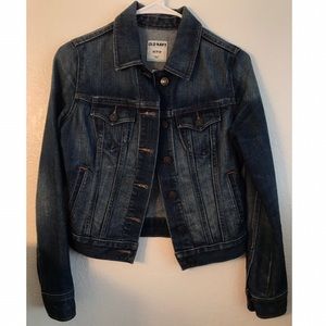 Dark denim jeans jacket
